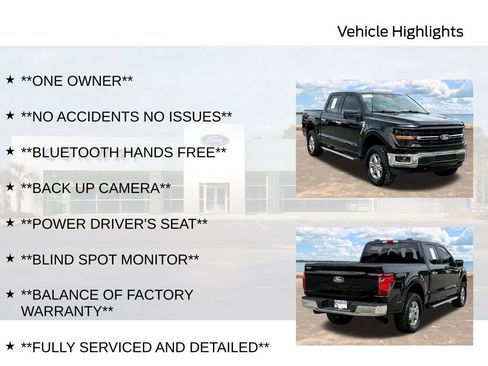 Certified 2025 Ford F150 XLT w/ Equipment Group 301A Standard AWD/4WD image 6