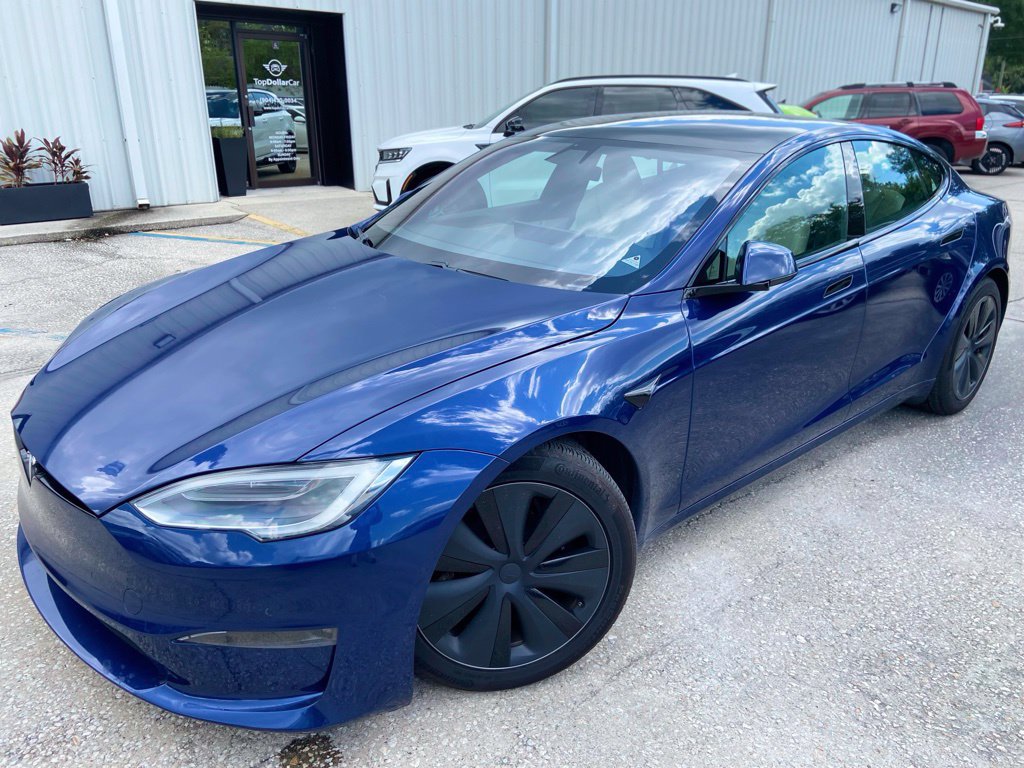 Used 2021 Tesla Model S Long Range AWD/4WD image 1