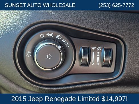 Used 2015 Jeep Renegade Limited w/ Advanced Technology Group AWD/4WD image 28