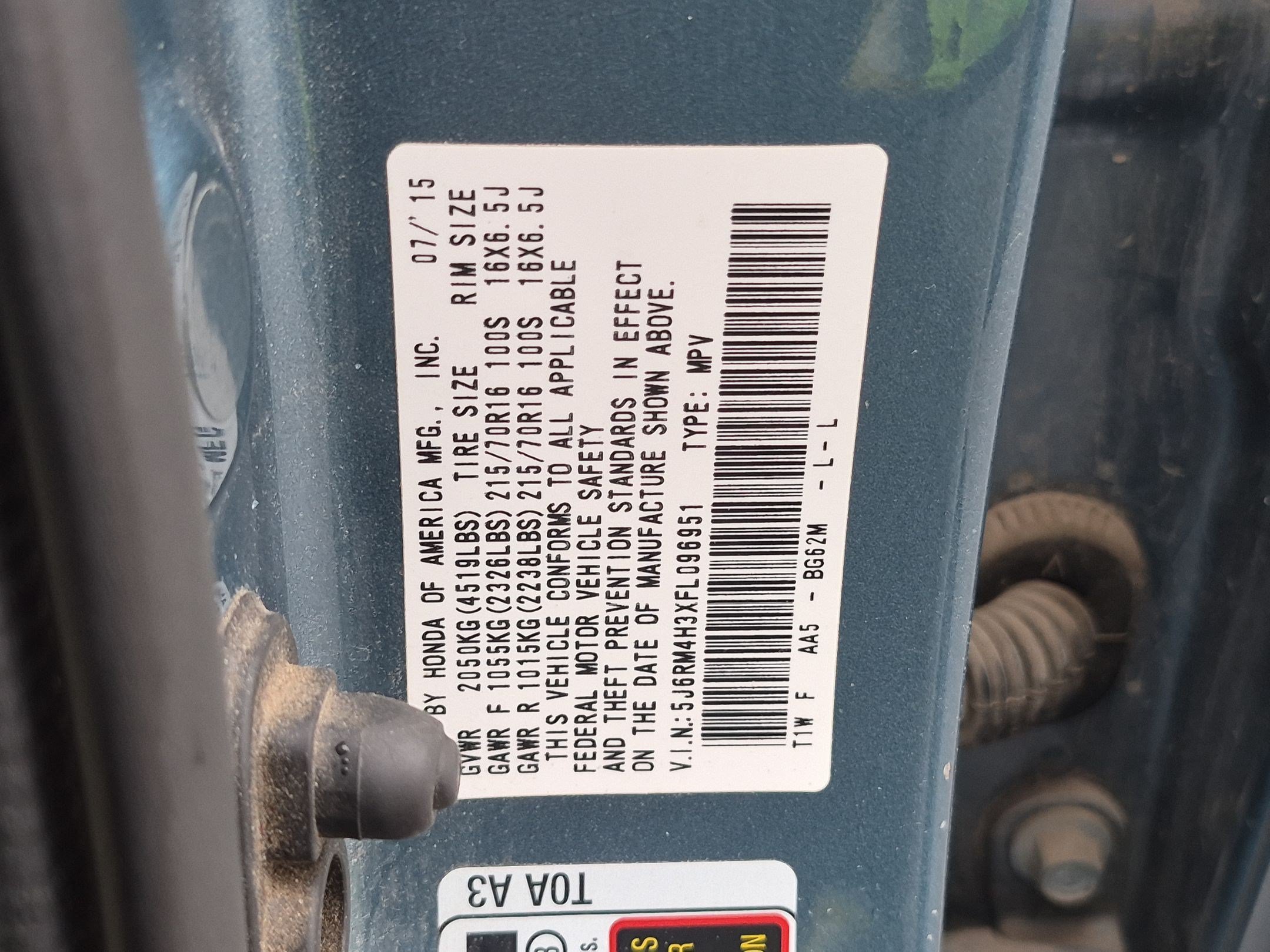 Used 2015 Honda CR-V LX image 34