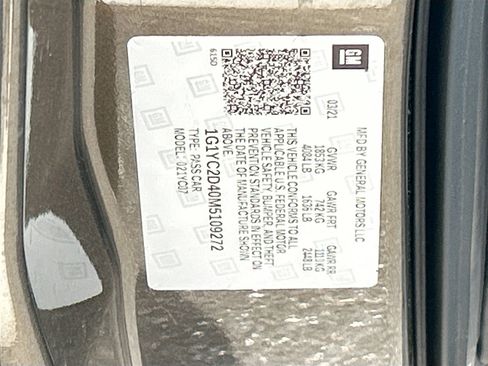 Used 2021 Chevrolet Corvette Stingray Premium Cpe w/ Z51 Performance Package image 34