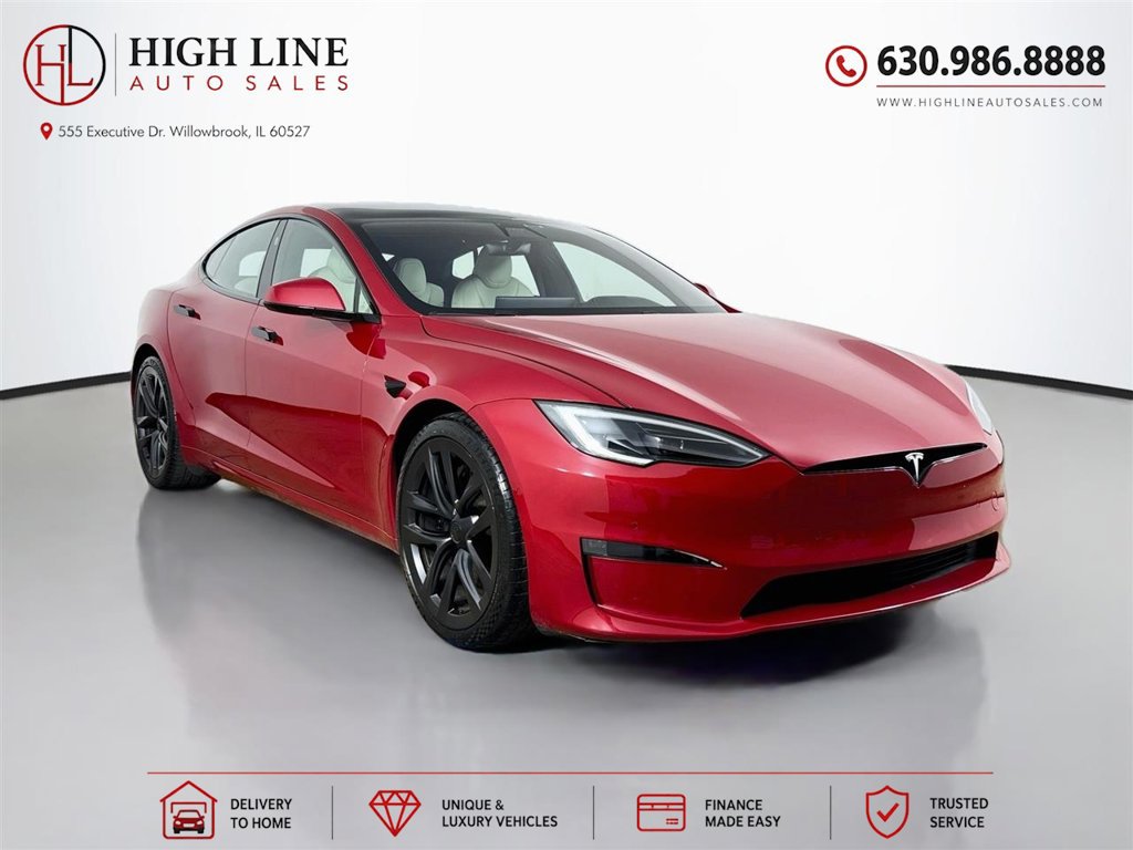 Used 2022 Tesla Model S Plaid AWD/4WD image 1