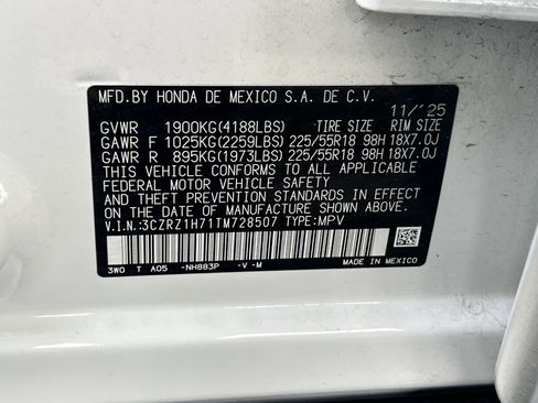 Used 2026 Honda HR-V EX-L image 36