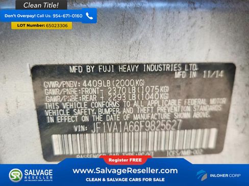 Used 2015 Subaru WRX AWD/4WD image 16