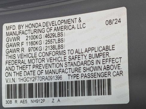 Used 2024 Honda Accord Sport image 32