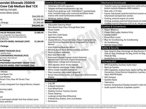 Used 2020 Chevrolet Silverado 2500 Custom w/ Custom Value Package image 35