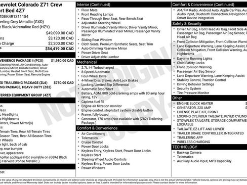 Used 2024 Chevrolet Colorado Z71 w/ Z71 Convenience Package 2 AWD/4WD image 5