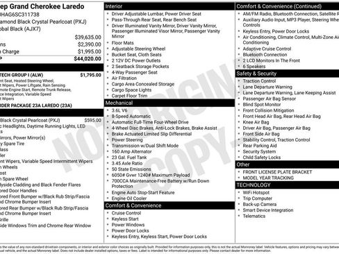 Used 2025 Jeep Grand Cherokee Laredo w/ Luxury Tech Group I AWD/4WD image 40