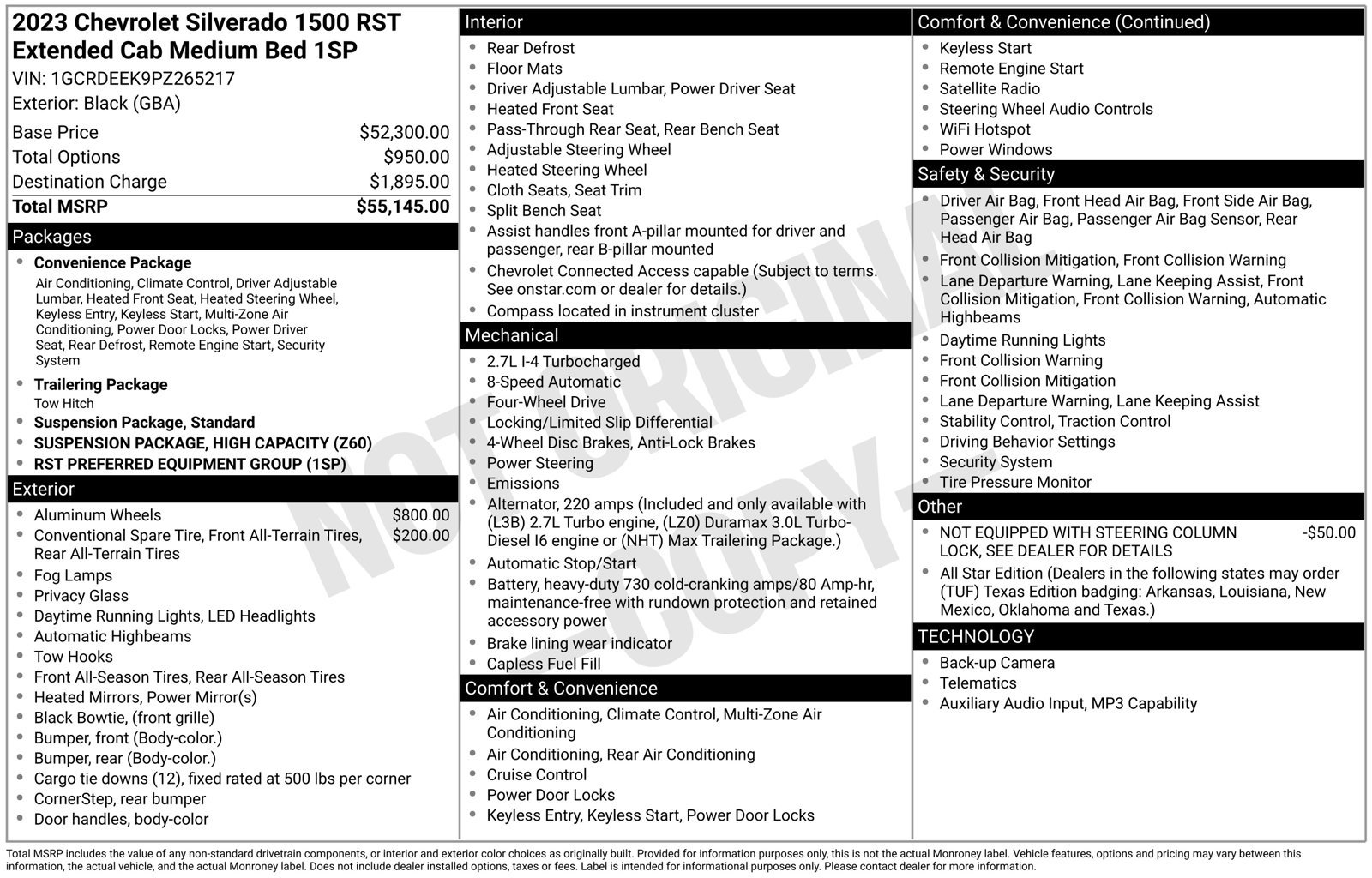 Used 2023 Chevrolet Silverado 1500 RST AWD/4WD image 48