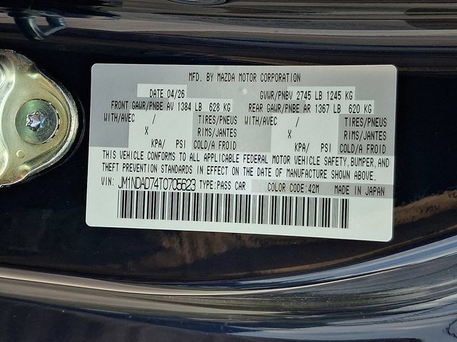 New 2026 MAZDA MX-5 Miata Grand Touring w/ Weather Package RWD image 18