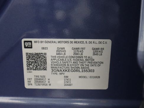 Used 2024 Chevrolet Equinox LT w/ LPO, Floor Liner Package image 52