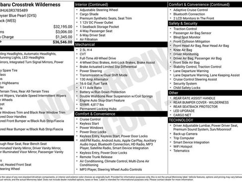 Used 2024 Subaru Crosstrek 2.5i Wilderness image 10