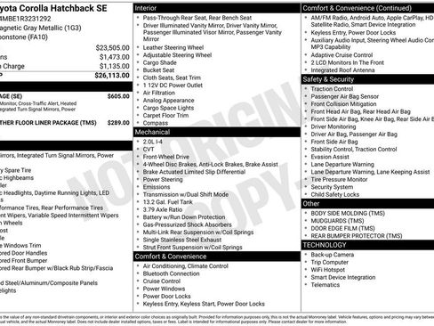 Used 2024 Toyota Corolla SE w/ SE Package FWD image 2