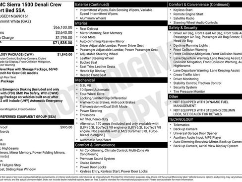 Used 2022 GMC Sierra 1500 Denali w/ Technology Package image 5