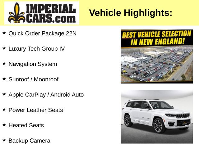 Used 2022 Jeep Grand Cherokee L Overland w/ Luxury Tech Group IV AWD/4WD image 8