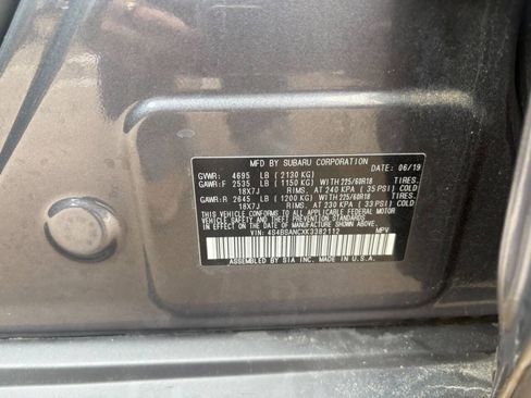 Used 2019 Subaru Outback 2.5i Limited image 24