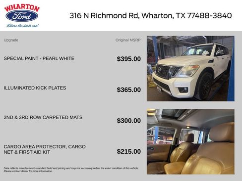 Used 2017 Nissan Armada Platinum RWD image 2