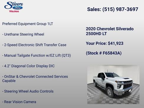 Used 2020 Chevrolet Silverado 2500 LT w/ All Star Edition AWD/4WD image 25