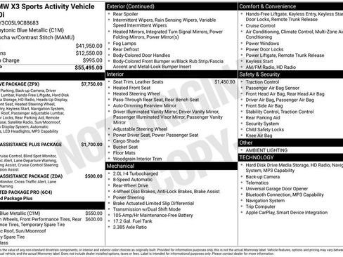 Used 2020 BMW X3 sDrive30i image 52
