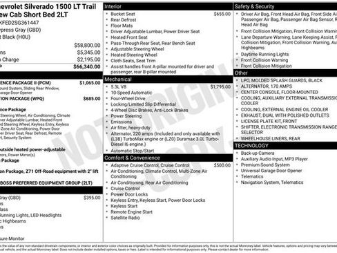 Used 2025 Chevrolet Silverado 1500 LT Trail Boss w/ Convenience Package II AWD/4WD image 31