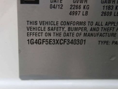 Used 2012 Buick LaCrosse Premium w/ Driver Confidence Package FWD image 11