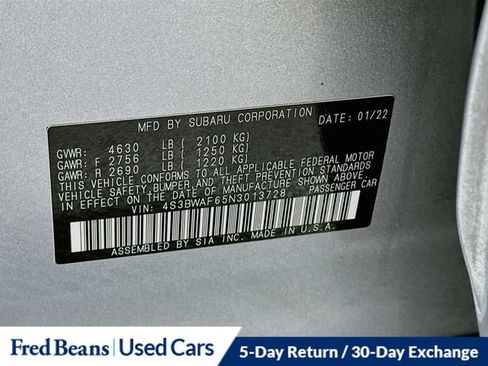 Used 2022 Subaru Legacy Premium AWD/4WD image 39