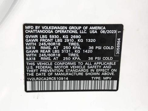 Used 2024 Volkswagen Atlas SE AWD/4WD image 50