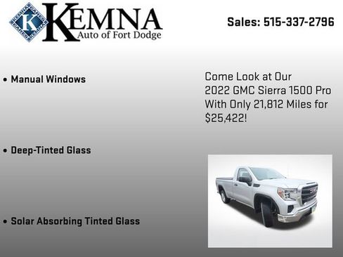 Used 2022 GMC Sierra 1500 Pro w/ Convenience Package image 31