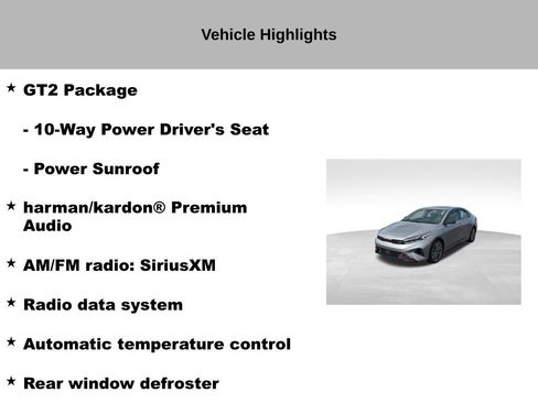 Certified 2024 Kia Forte GT w/ GT2 Package FWD image 16