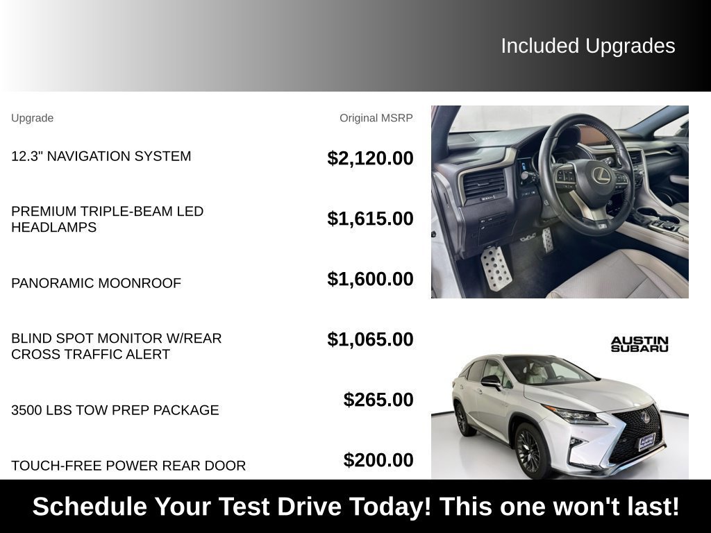 Used 2017 Lexus RX 350 F Sport w/ 3500 lbs Tow Prep Package FWD image 6