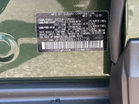 New 2026 Subaru Outback Limited image 42