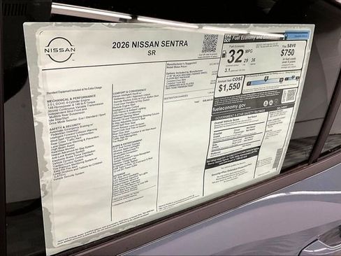 New 2026 Nissan Sentra SR FWD image 39