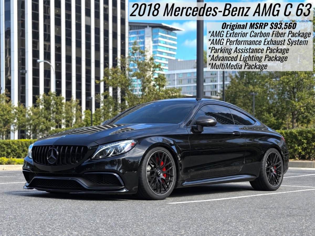 Used 2018 Mercedes-Benz C 63 AMG S image 1