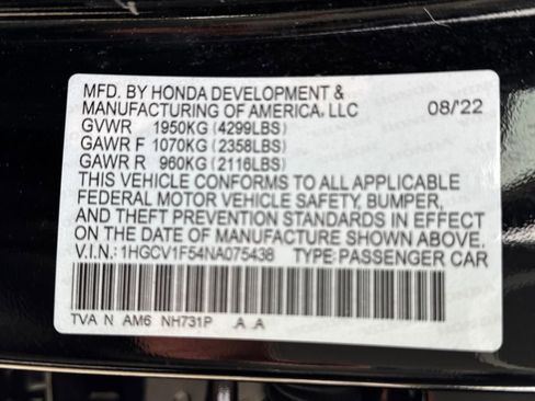Used 2022 Honda Accord EX-L image 33