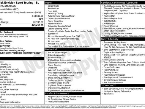 New 2026 Buick Envision Sport Touring AWD/4WD image 35