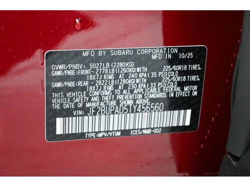 New 2026 Subaru Outback Premium image 28