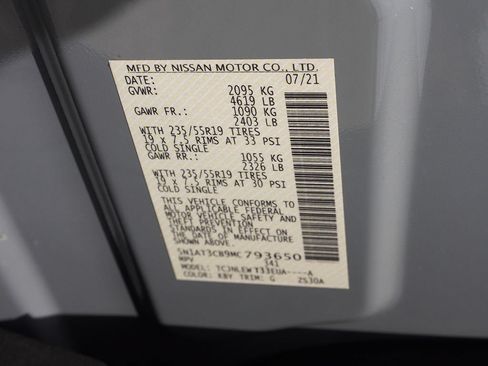 Used 2021 Nissan Rogue SL AWD/4WD image 55