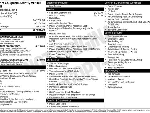 Used 2019 BMW X5 xDrive40i w/ Luxury Seating Package image 17
