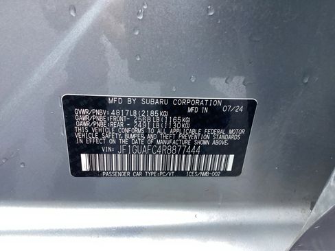 Certified 2024 Subaru Impreza 2.0i Sport image 16