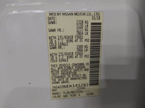 Used 2018 Nissan Murano S FWD image 33