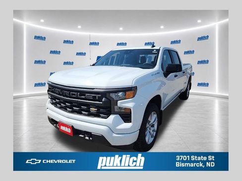 Certified 2022 Chevrolet Silverado 1500 Custom AWD/4WD image 1