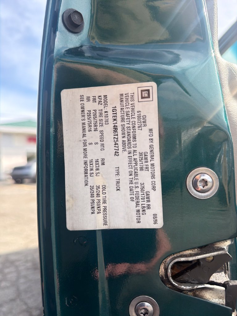 Used 1996 GMC Sierra 1500 4x4 Regular Cab image 25