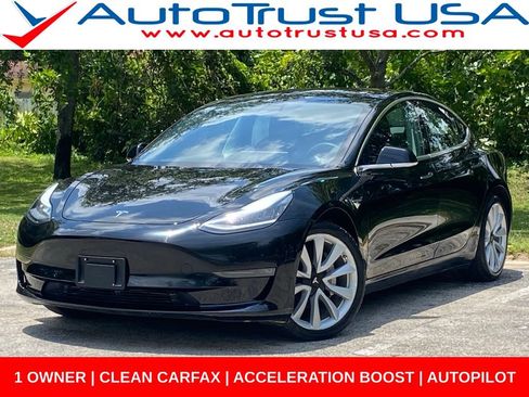 Used 2020 Tesla Model 3 Long Range AWD/4WD image 1