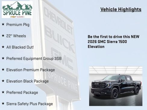 New 2026 GMC Sierra 1500 Elevation w/ Elevation Premium Package AWD/4WD image 5