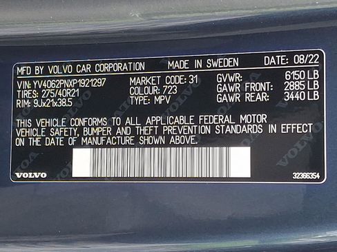 Certified 2023 Volvo XC90 B6 Plus w/ Protection Package Premier AWD/4WD image 28