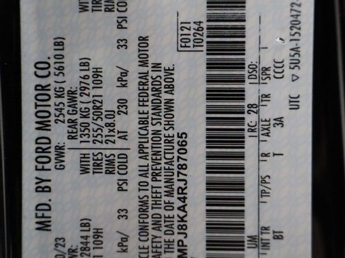 Used 2024 Lincoln Nautilus Reserve w/ Equipment Group 202A image 37