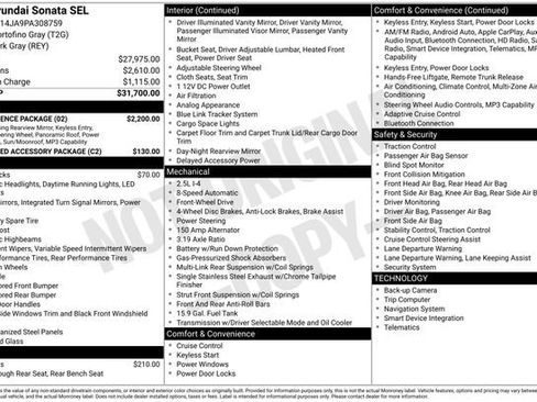 Used 2023 Hyundai Sonata SEL w/ Convenience Package FWD image 10