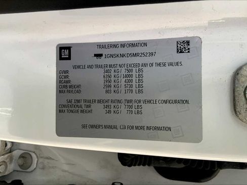 Used 2021 Chevrolet Tahoe LT image 71