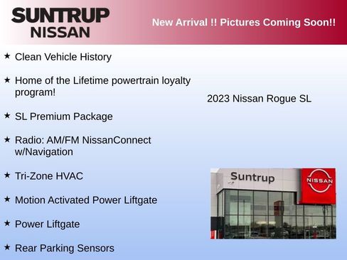 Used 2023 Nissan Rogue SL w/ SL Premium Package AWD/4WD image 3