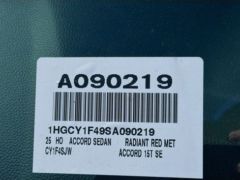 New 2025 Honda Accord SE image 27